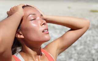 Солнечный удар — симптомы и лечение